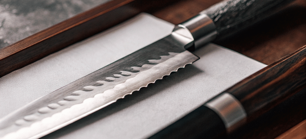 A closeup of Kotetsu Knive.