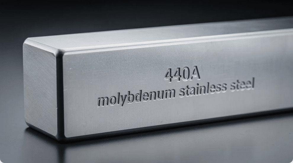 The image showcases a high-quality nagomi santoku knife made from 440A molybdenum stainless steel, featuring a razor sharp edge and an ergonomic design for comfortable handling. This exceptional kitchen knife, crafted by skilled Japanese artisans in Seki City, is ideal for everyday prep of meat, fish, and vegetables, combining modern design with traditional samurai craftsmanship.